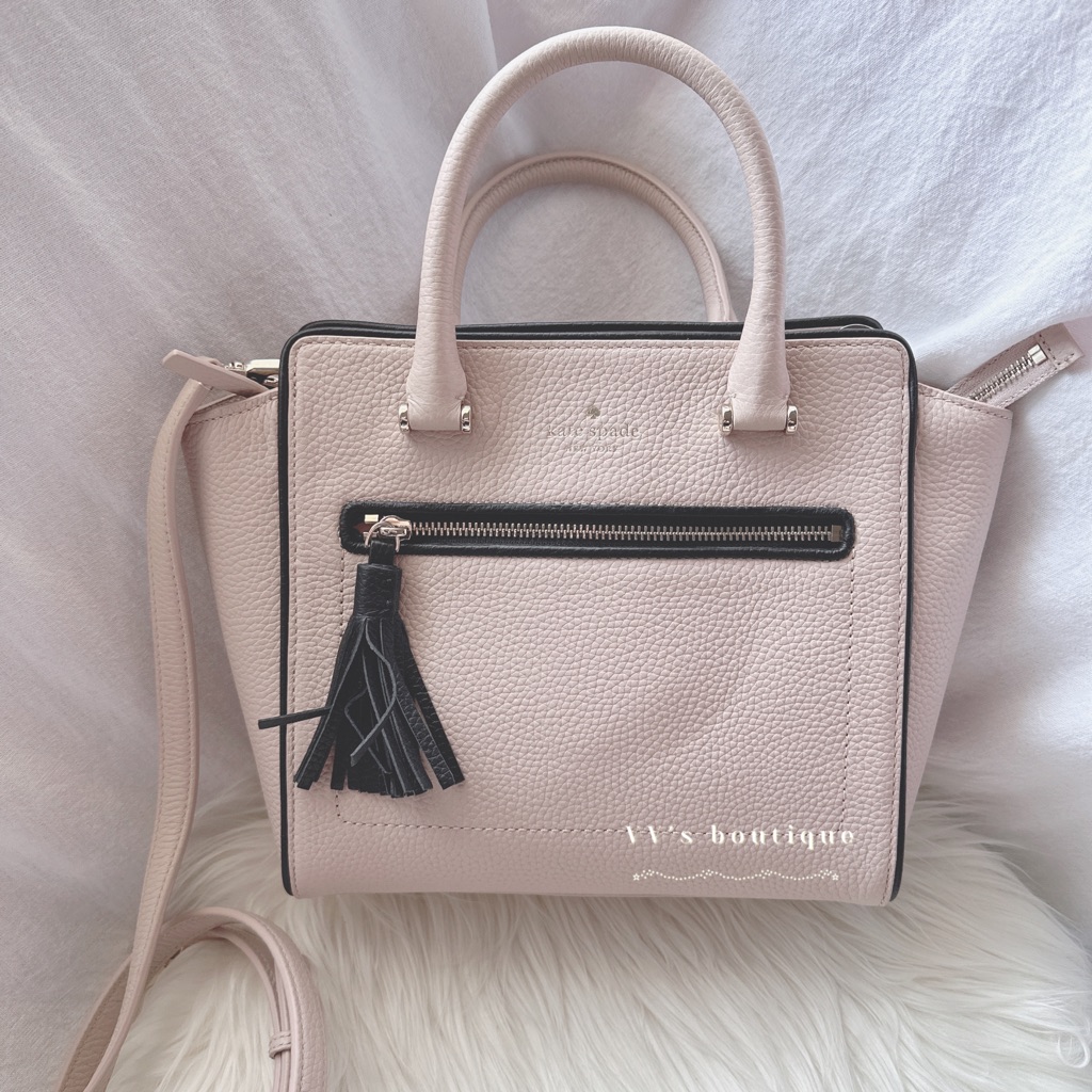 Nwt Kate Spade Chester Street Small Allyn Satchel Crossbody Beige Black Wkru4322